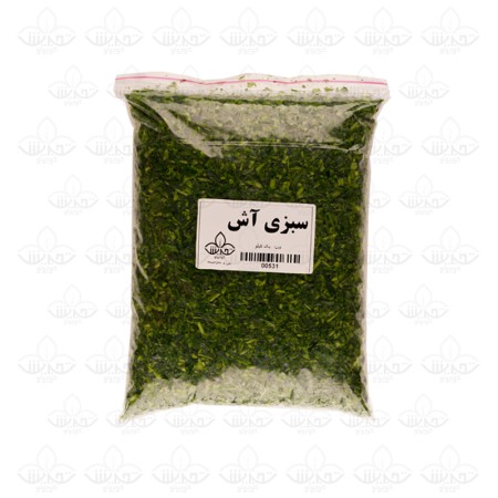 سبزی آش خرد شده